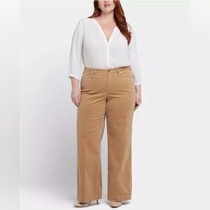 🆕 NWT! NYDJ Teresa Wide Leg Corduroy Pants